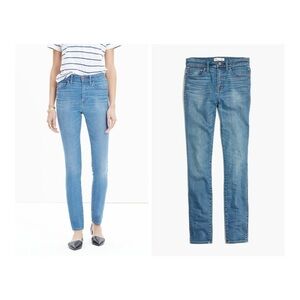 Madewell 10" High-Rise Skinny Jeans in Rosedale Classic Casual Sz 28